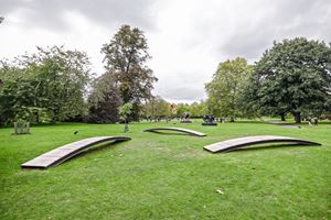 Iván Argote, Perrotin, Frieze Sculpture, Regent's Park, London (3 July–6 October 2019). Courtesy Ocula. Photo: Charles Roussel.